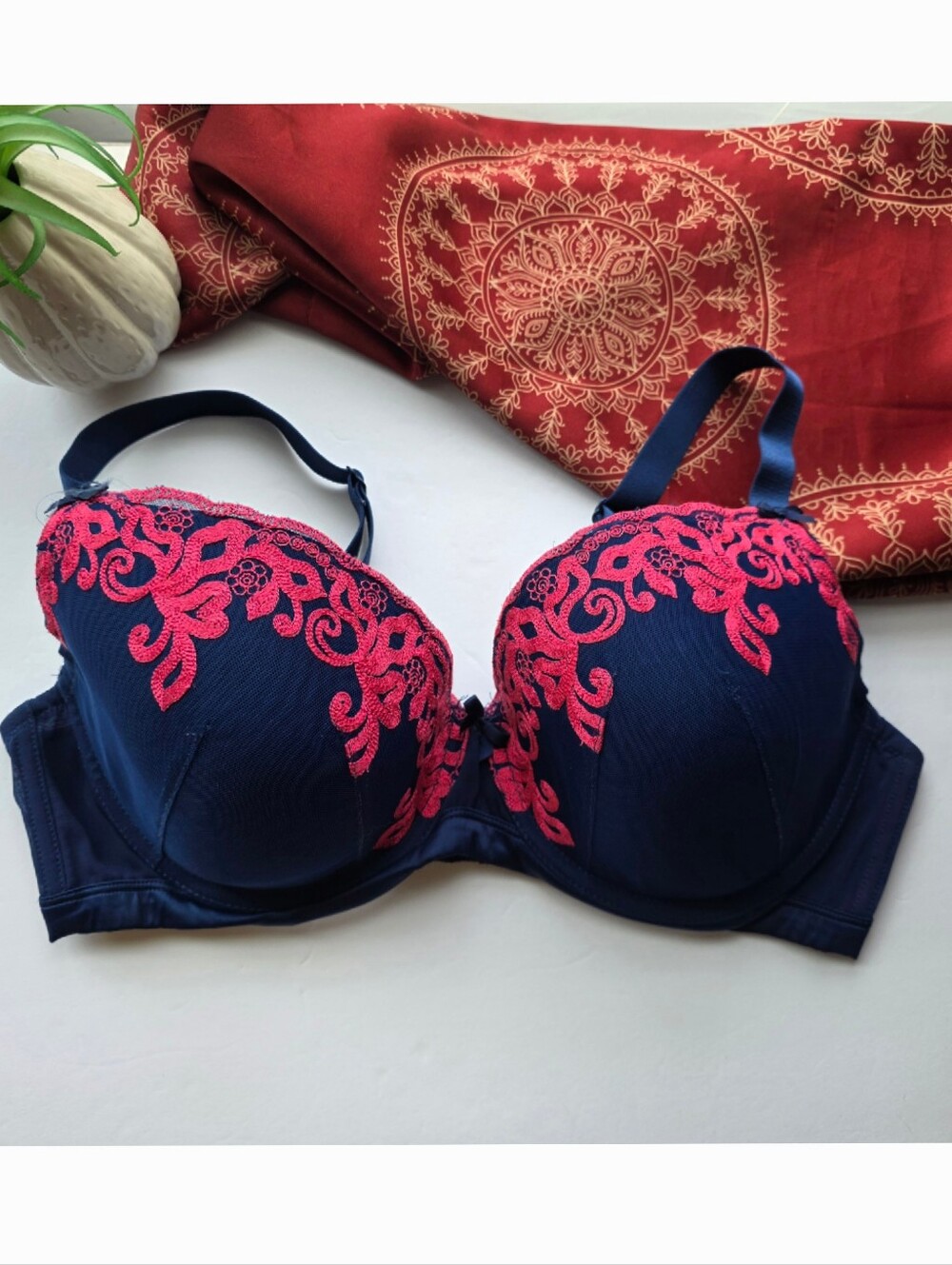 Adore Me Bra Navy Pink Size 38DDD
